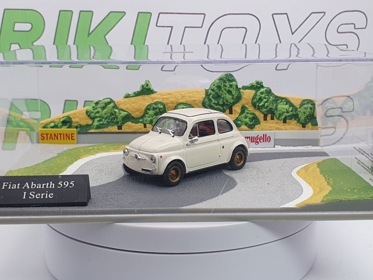 Fiat Abarth 500 D Edicola 1/43 Bianco - RikiToys - Edicola#