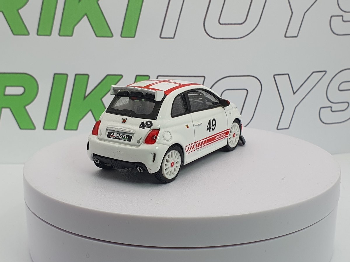 Fiat Abarth 595 N 49 Burago 1/43 Bianco - RikiToys - Burago#