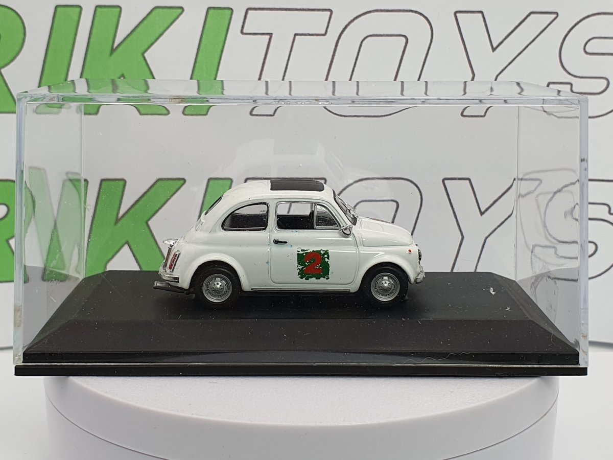 Fiat Abarth 595 Universal Hobbies 1/43 Bianco - RikiToys - UniversalHobbies#