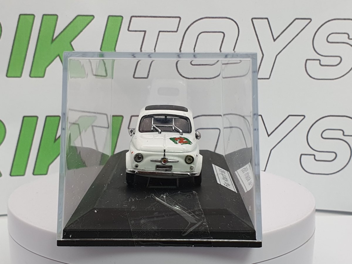 Fiat Abarth 595 Universal Hobbies 1/43 Bianco - RikiToys - UniversalHobbies#