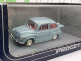 Fiat Abarth 850 TC Progetto K 1/43 Azzurro - RikiToys - Progetto K#