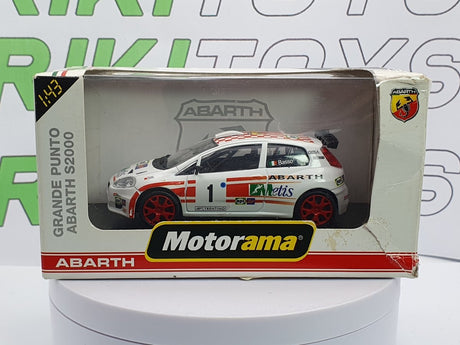 Fiat Grande Punto Abarth S 2000 Motorama 1/43 Bianco - RikiToys - Motorama#