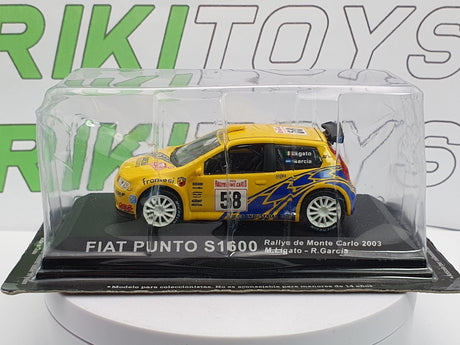 Fiat Punto S 1600 RMC (2003) Edicola 1/43 Giallo - RikiToys - Edicola#