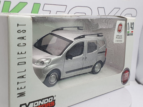 Fiat Qubo Mondo Motors 1/43 Argento - RikiToys - Mondo Motors#