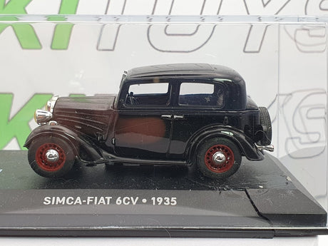 Fiat Simca Balilla (1935) Edicola 1/43 Nero - RikiToys - Edicola#