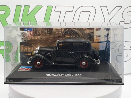 Fiat Simca Balilla 4 marce Edicola 1/43 Nero - RikiToys - Edicola#