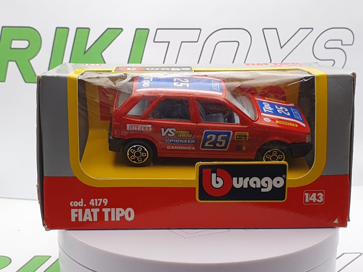 Fiat Tipo 1988 Rally Burago 1/43 - RikiToys - Burago#