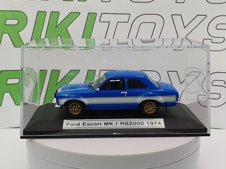 Ford Escort MKI RS 2000 (1974) Greenlight 1/43 Blu - RikiToys - Greenlight#