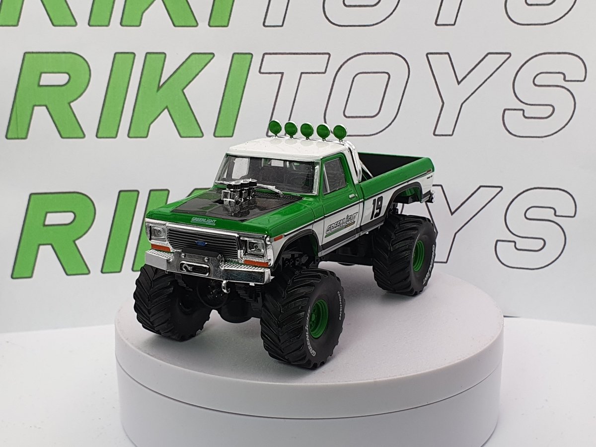 Ford F 250 Big Foot Greenlight 1/43 Verde - RikiToys - Greenlight#