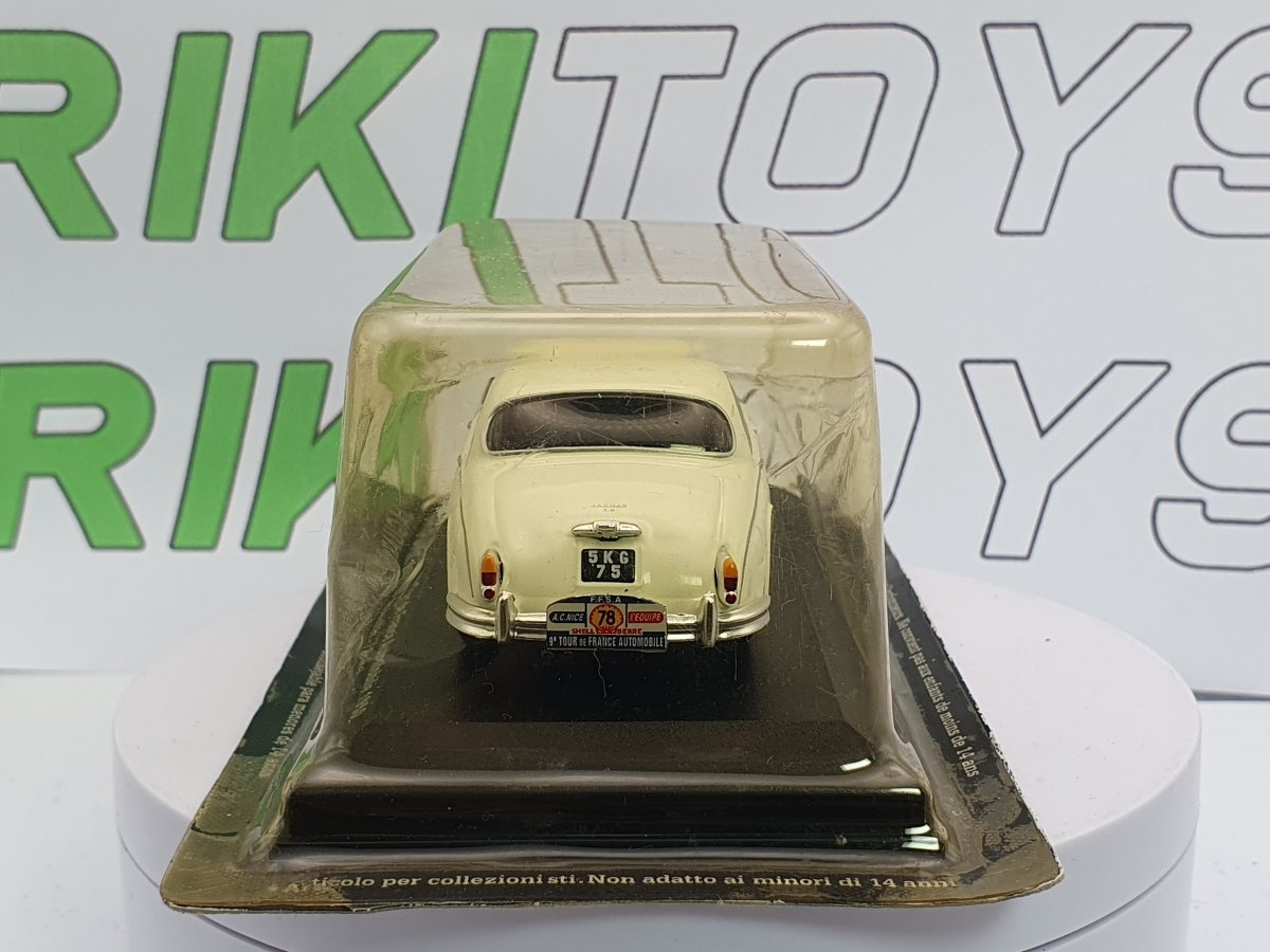 Jaguar MK2 TD France (1960) Edicola 1/43 Bianco - RikiToys - Edicola#