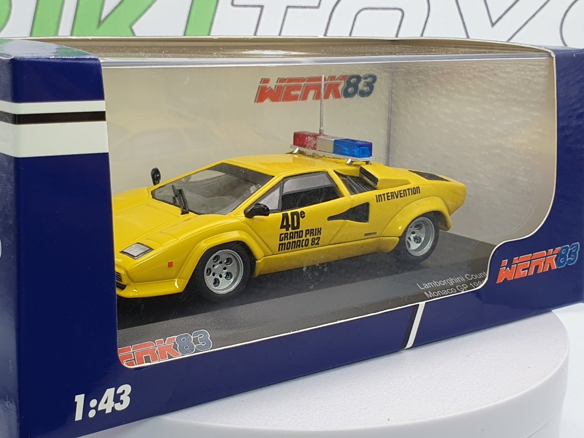 Lamborghini Countach Werk83 1/43 Giallo - RikiToys - Werk83#