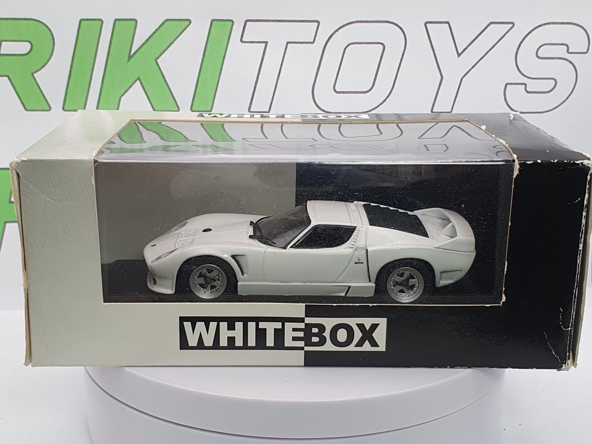 Lamborghini Miura SVJ Roadster Whitebox 1/43 Bianco - RikiToys - Whitebox#