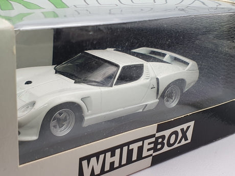 Lamborghini Miura SVJ Roadster Whitebox 1/43 Bianco - RikiToys - Whitebox#