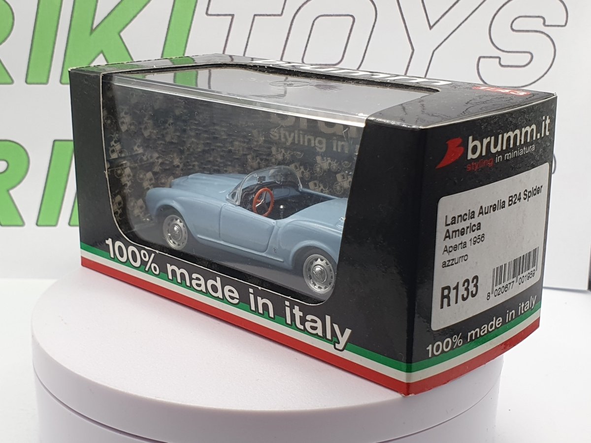 Lancia Aurelia B24 America Brumm 1/43 Azzurro - RikiToys - Brumm#