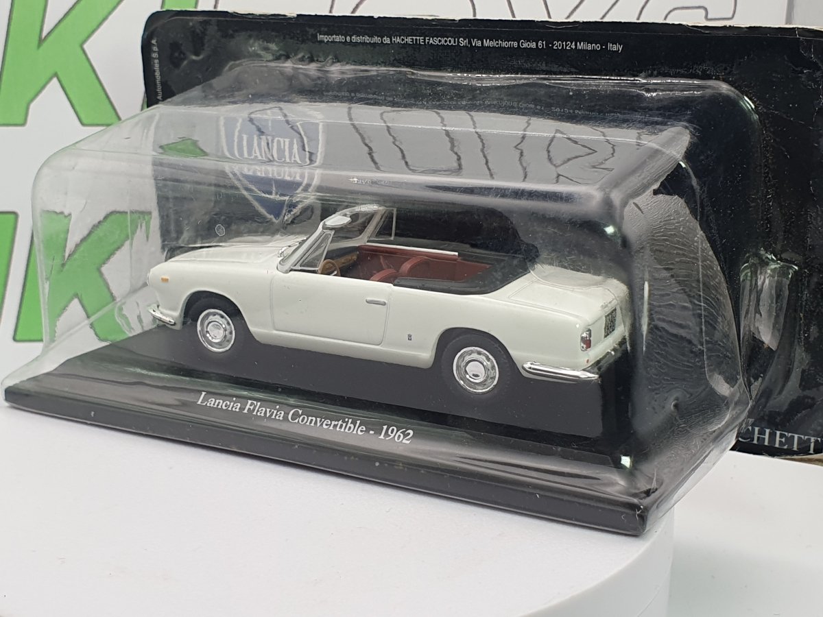 Lancia Flaminia Convertibile Vignale 1962 Norev 1/43 Bianco - RikiToys - Norev#