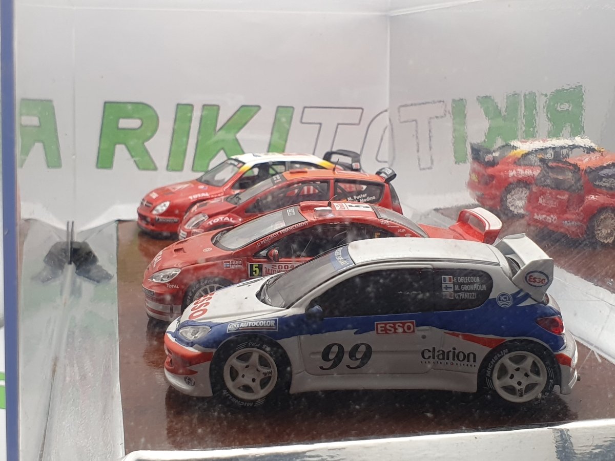 Lotto Citroen/Peugeot Rallye (Descrizione) 3 Edicola 1 Skid 1/43 - RikiToys - 3 Edicola 1 Skid#