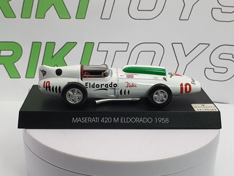 Maserati 420 M Eldo (1958) Edicola 1/43 Bianco - RikiToys - Edicola#