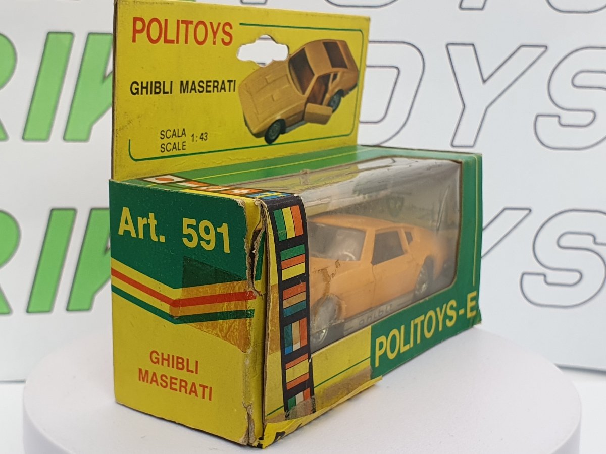 Maserati Ghibli Politoys 1/43 Giallo - RikiToys - Politoys#