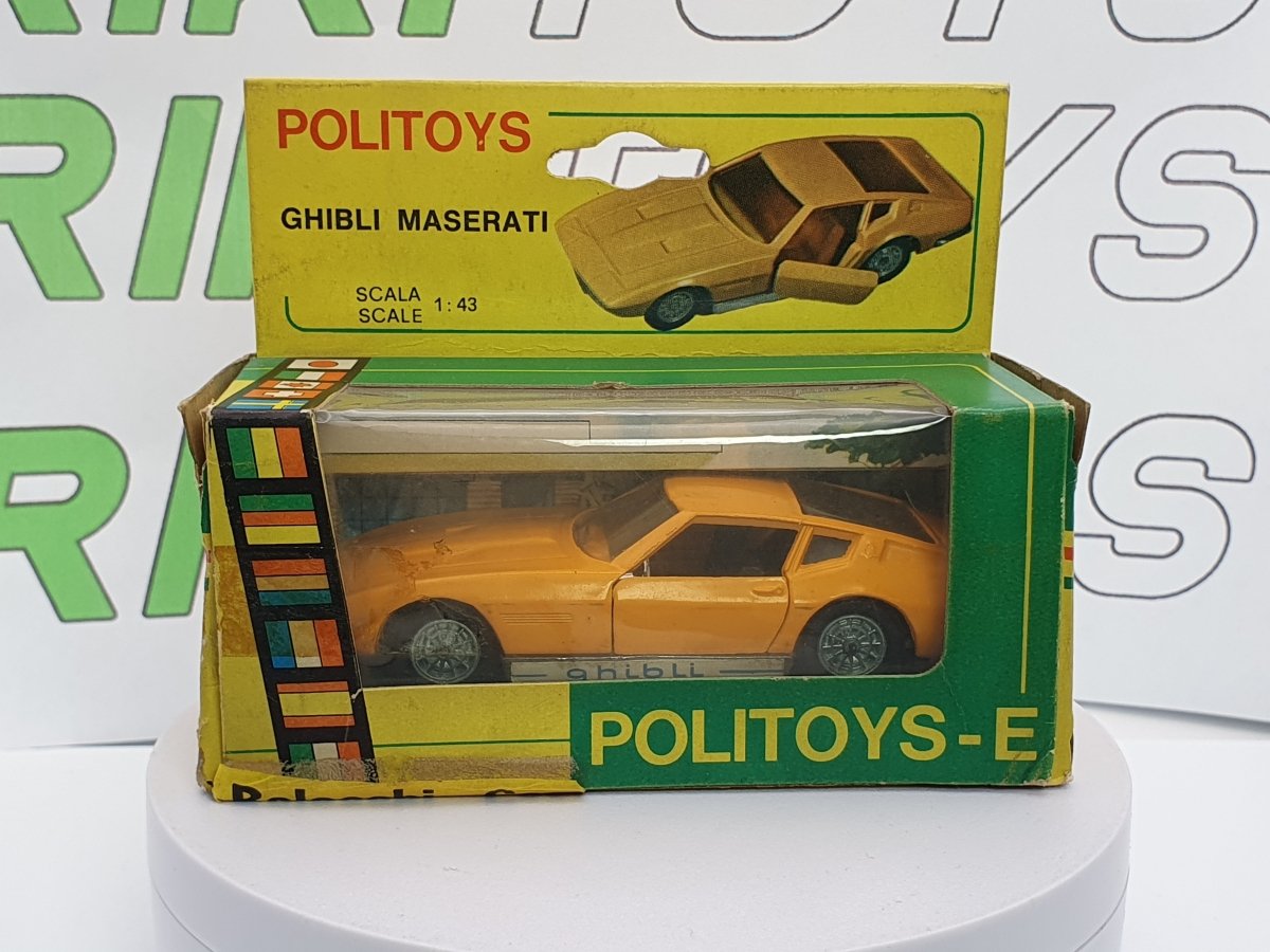 Maserati Ghibli Politoys 1/43 Giallo - RikiToys - Politoys#