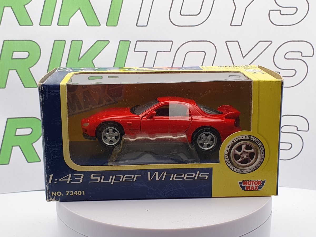 Mazda RX 7 Motormax 1/43 Rosso - RikiToys - Motormax#