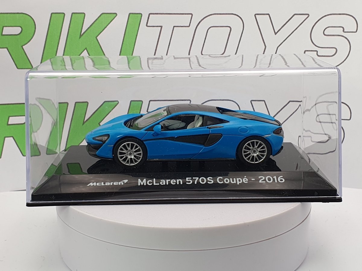 McLaren 570 S Coupé (2016) Edicola 1/43 Blu - RikiToys - Edicola#