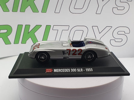 Mercedes Benz 300 SLR Mille Miglia (1955) Edicola 1/43 Argento - RikiToys - Edicola#