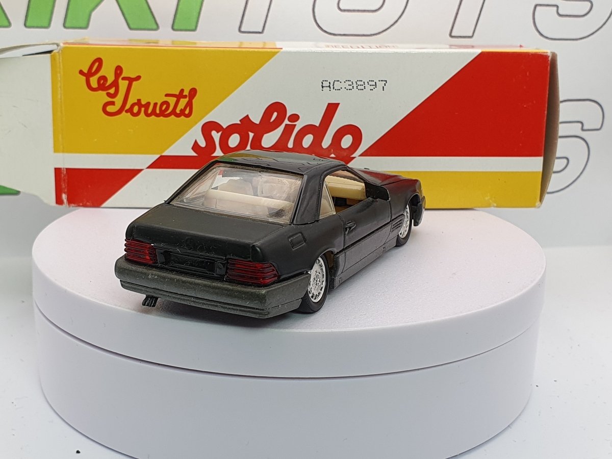 Mercedes SL 500 Hardtop (1989) Solido 1/43 Nero - RikiToys - Solido#