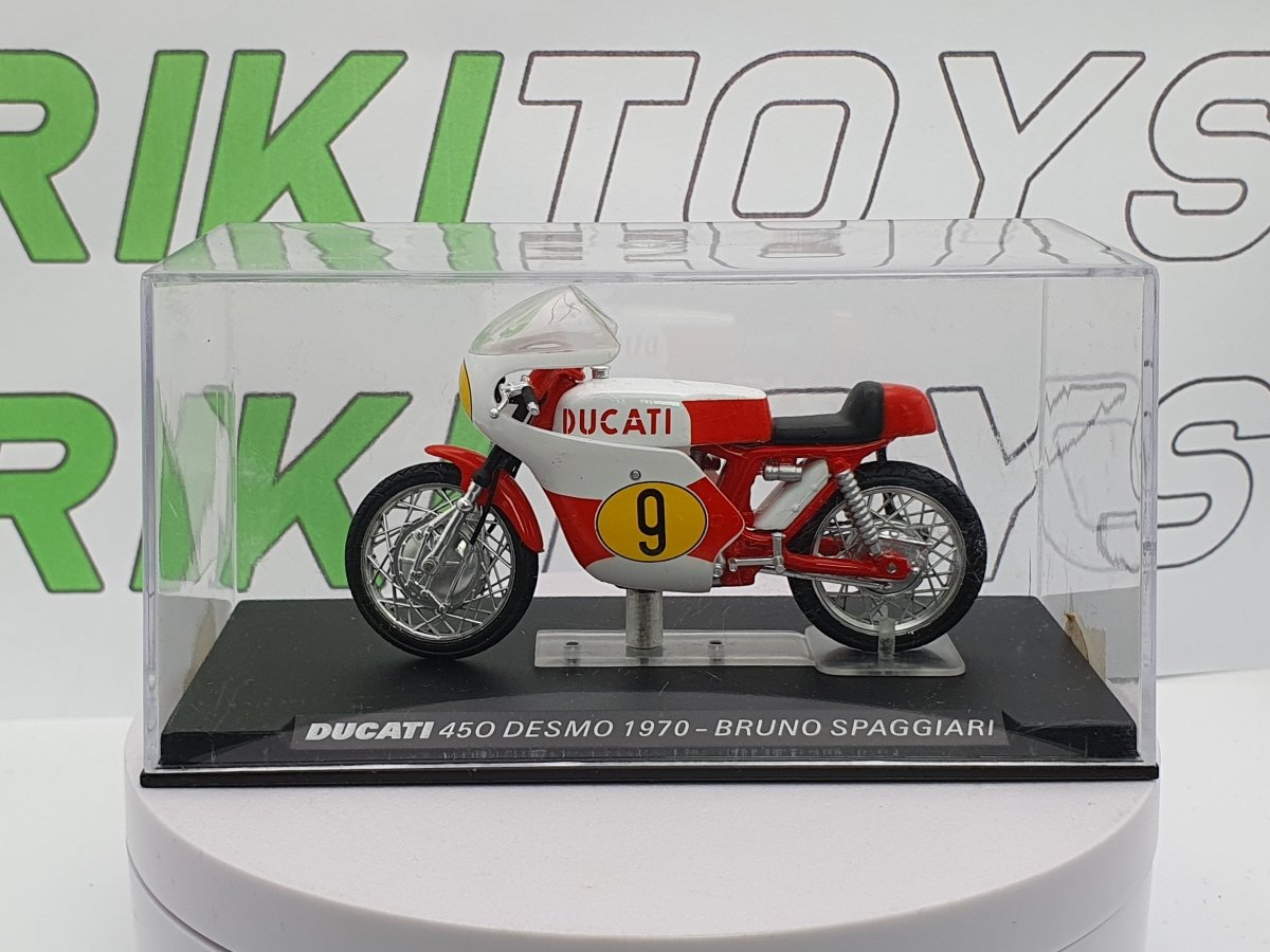 Moto Ducati 450 Desmo (1970) Edicola 1/24 Rosso - RikiToys - Edicola#