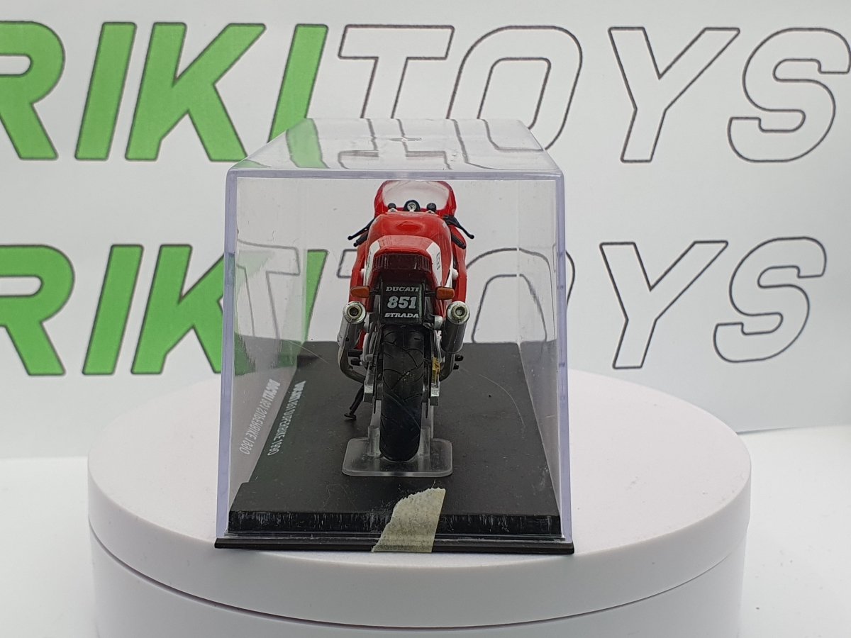 Moto Ducati 851 Superbike (1990) Edicola 1/24 Rosso - RikiToys - Edicola#