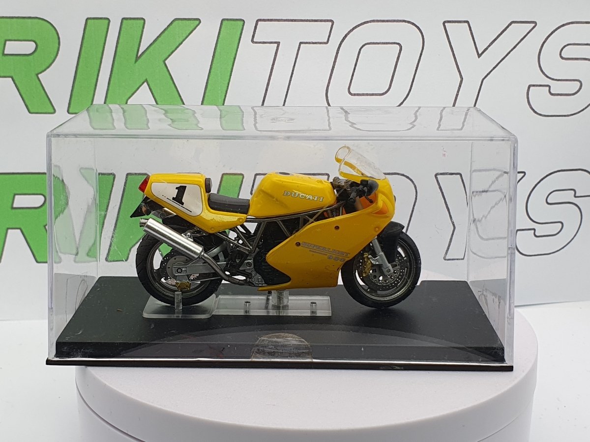 Moto Ducati 900 Superlight (1994) Edicola 1/24 Giallo - RikiToys - Edicola#