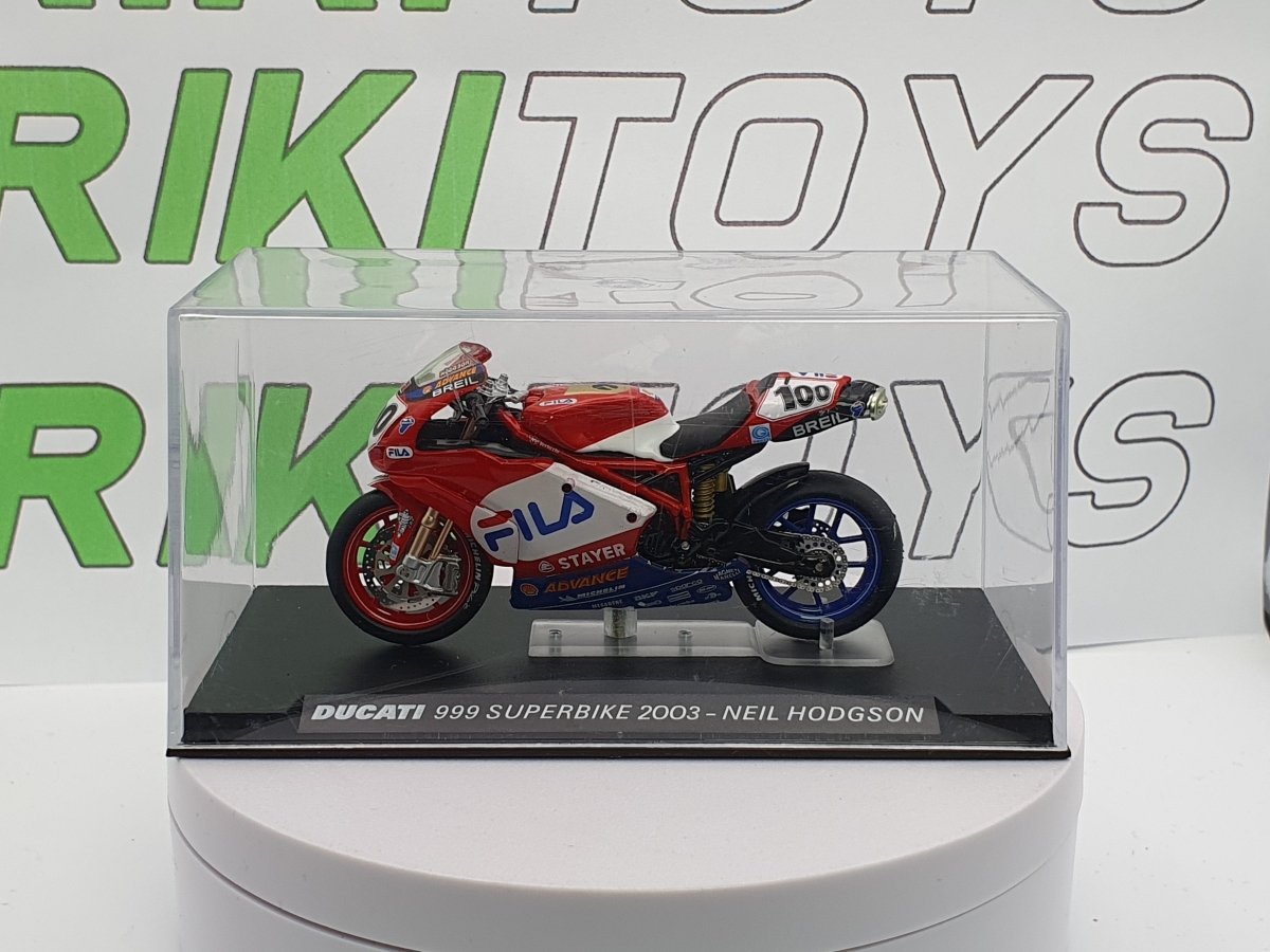 Moto Ducati 999 Superbike (2003) Edicola 1/24 Rosso - RikiToys - Edicola#