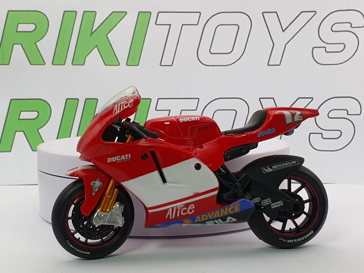 Moto Ducati Desmo Sedici (2004) Maisto 1/18 Rosso - RikiToys - Maisto#