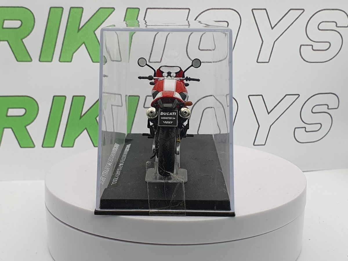 Moto Ducati Monster S4 (2002) Edicola 1/24 Rosso - RikiToys - Edicola#