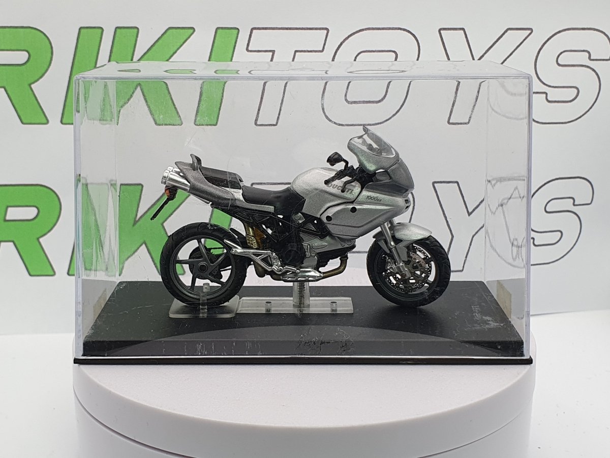 Moto Ducati Multistrada (2003) Edicola 1/24 Argento - RikiToys - Edicola#