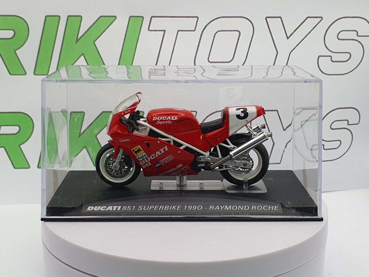 Moto Ducati Superbike (1990) Edicola 1/24 Giallo - RikiToys - Edicola#