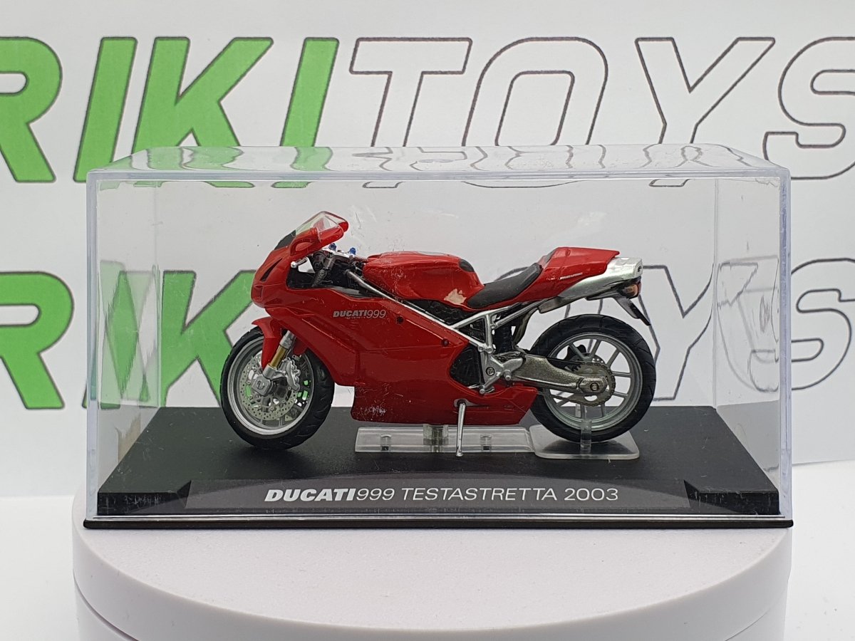 Moto Ducati Testa Stretta (2003) Edicola 1/24 Rosso - RikiToys - Edicola#