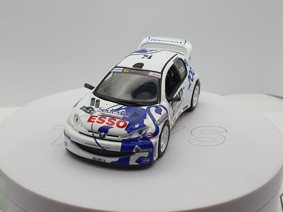 Peugeot 206 WRC Edicola 1/43 - RikiToys - Edicola#