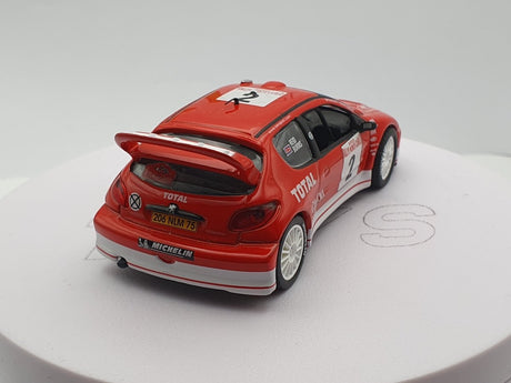 Peugeot 206 WRC RMC Edicola 1/43 - RikiToys - Edicola#