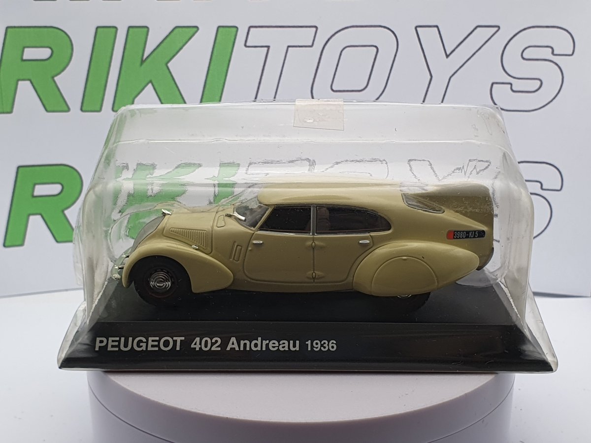 Peugeot 402 Andreau (1936) Edicola 1/43 Crema - RikiToys - Edicola#