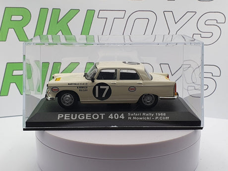 Peugeot 404 Safari Rally (1968) Edicola 1/43 Avorio - RikiToys - Edicola#