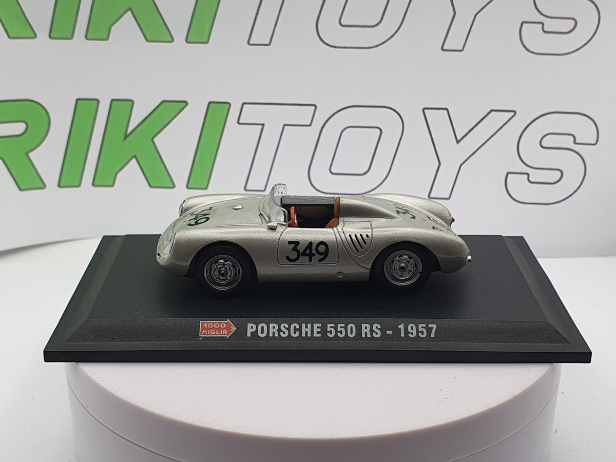 Porsche 550 RS Mille Miglia (1957) Edicola 1/43 Argento - RikiToys - Edicola#