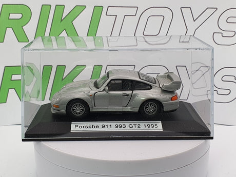 Porsche 911 GT2 Cararama 1/43 Argento - RikiToys - Cararama#