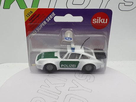 Porsche 911 Turbo Polizei Siku 1/60 - RikiToys - Siku#