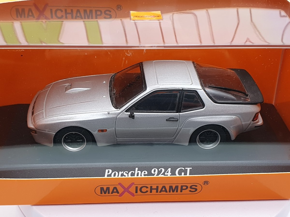 Porsche 924 GT Maxichamps 1/43 Argento - RikiToys - Maxichamps#