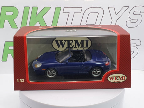 Porsche Boxter S Wemi 1/43 Blu metallizzato - RikiToys - Wemi#