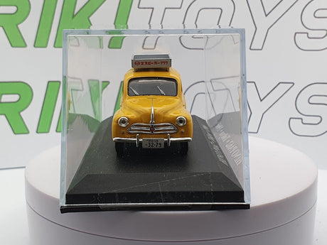 Renaul 4 CV Hino Taxi Tokyo(1966) Edicola 1/43 Giallo - RikiToys - Edicola#