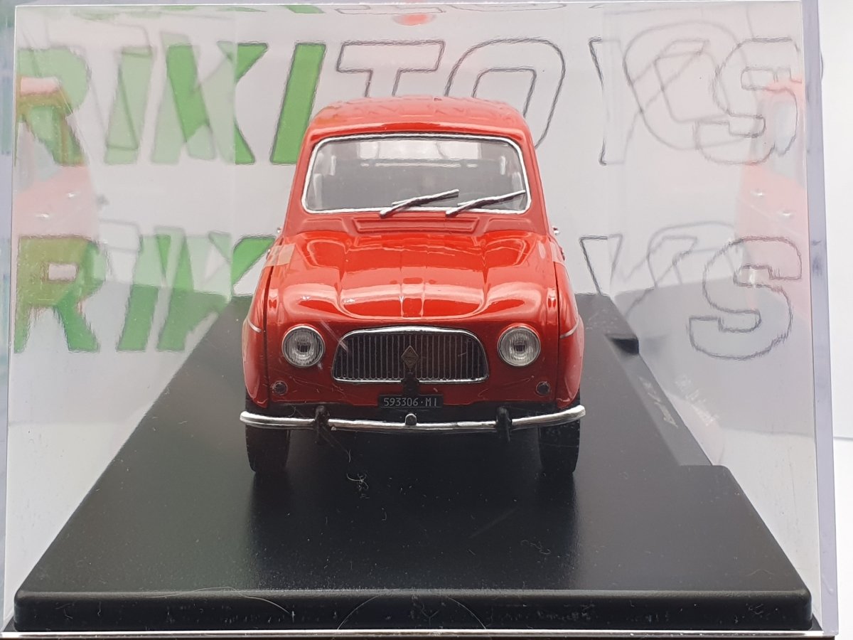 Renault 4L 1962 Leo Model 1/24 Rosso - RikiToys - Leo Model#