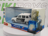 Renault R4 Police Mondo Motors 1/43 Bianco - RikiToys - Mondo Motors#