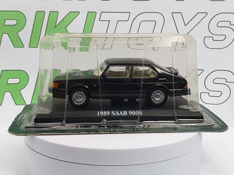 Saab 900 S 1989 Del Prado 1/43 Nero - RikiToys - Del Prado#