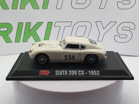 Siata 208 CS Mille Miglia (1952) Edicola 1/43 Avorio - RikiToys - Edicola#